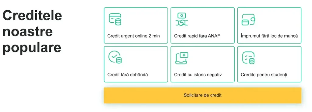 Crezu - creditele noastre populare