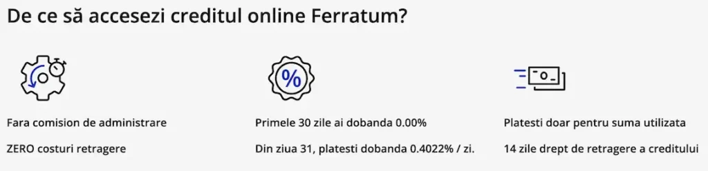 De ce să accesezi creditul online Ferratum?