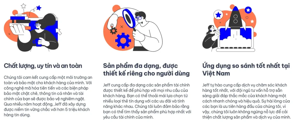 Jeff - Nền tảng vay tiền uy tín tại Việt Nam với bảo mật cao, hơn 5 triệu khách hàng tin dùng