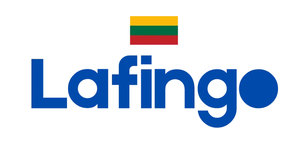 Lafingo with the Lithuanian flag