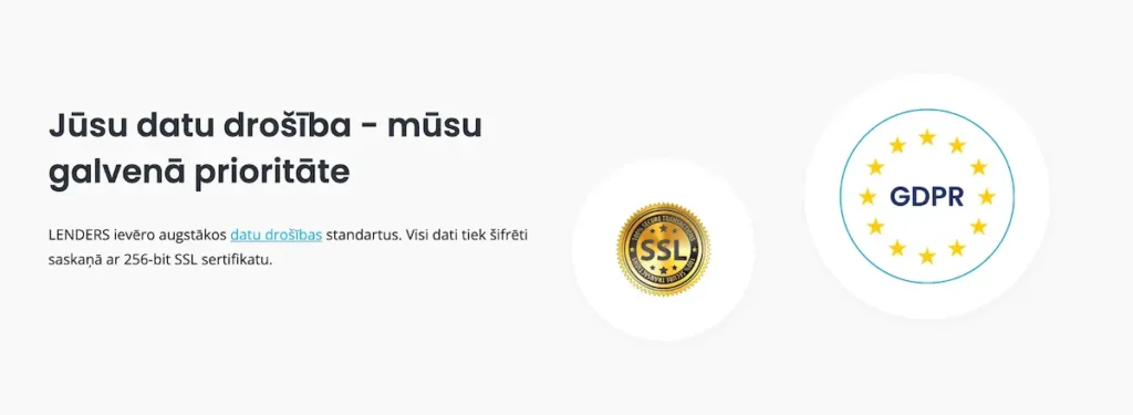 lenders datu drošība