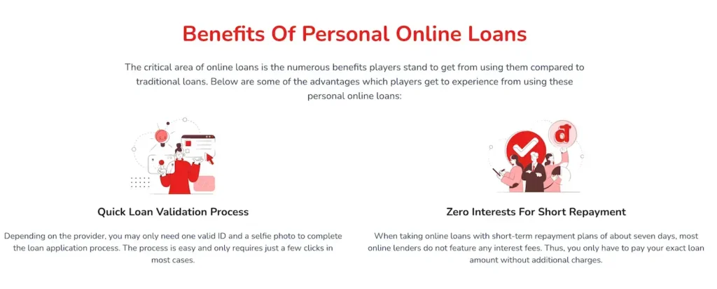 LoanOnline benefits