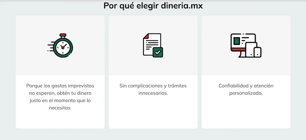 Por qué elegir dineria.mx