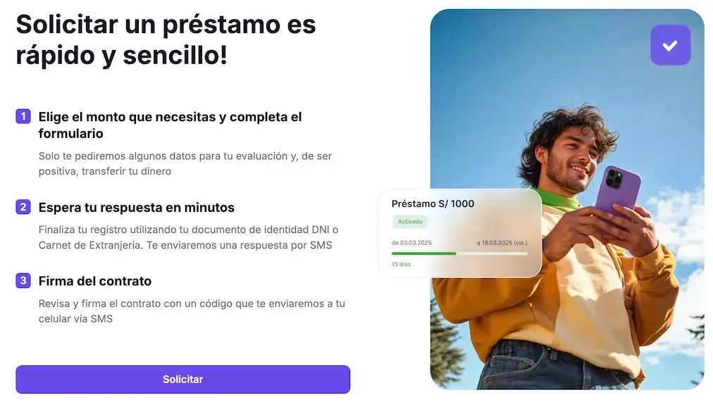 Prestamo365 - Solicitar un préstamo es rápido y sencillo!