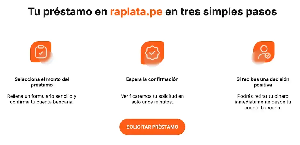 Raplata en tres simples pasos