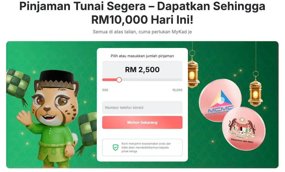 Pinjaman Tunai Segera – Dapatkan Sehingga RM10,000 Hari Ini!