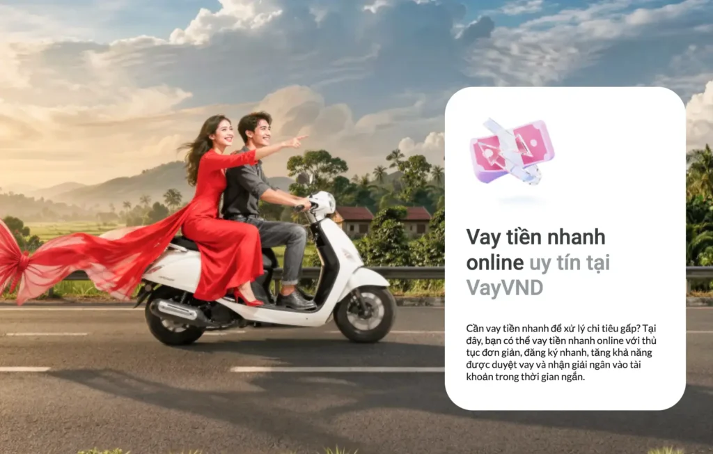 Vay tiền nhanh online uy tín tại VayVND